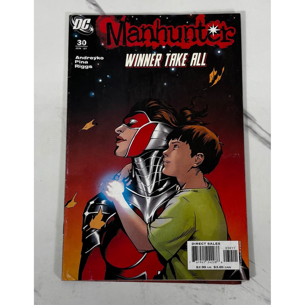 DC Comics Manhunter #30 Comic Book Unisex OS Red‎ Good Winner Take All 2007